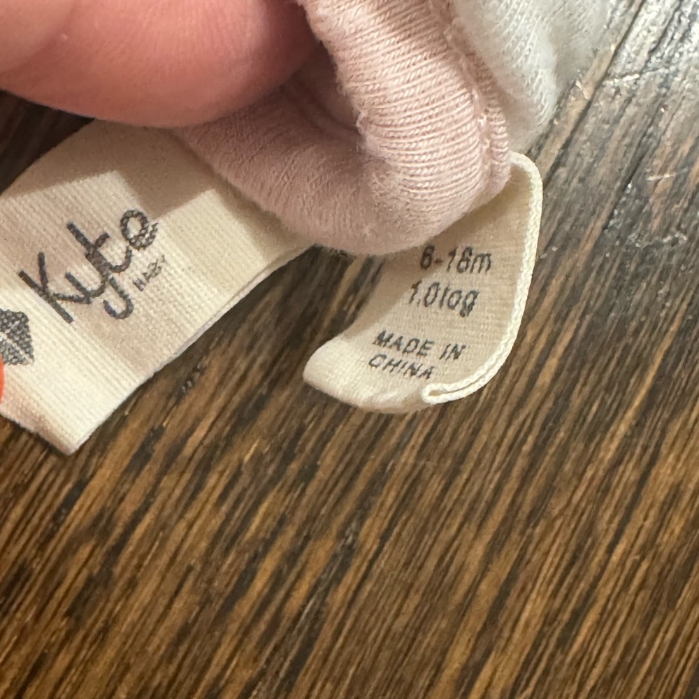 Kyte baby sleep sack 1.0 tog Sleeveless Pink Sleeping Bag size 6-18months - Picture 4 of 7